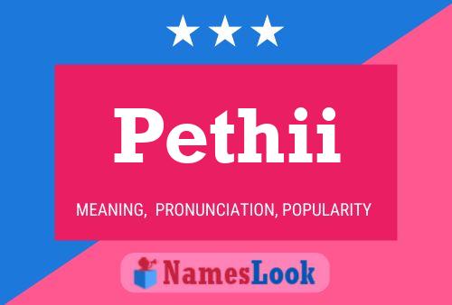 Pethii Name Poster