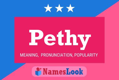 Pethy Name Poster