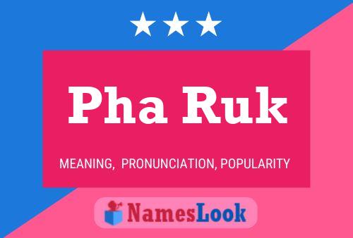 Pha Ruk Name Poster