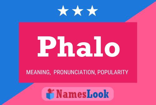 Phalo Name Poster