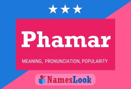 Phamar Name Poster