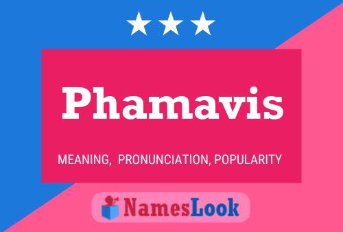 Phamavis Name Poster