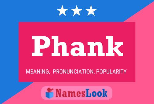 Phank Name Poster