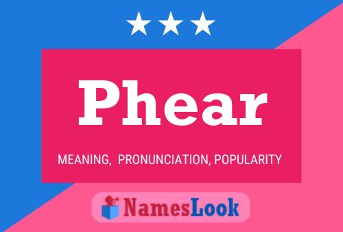 Phear Name Poster