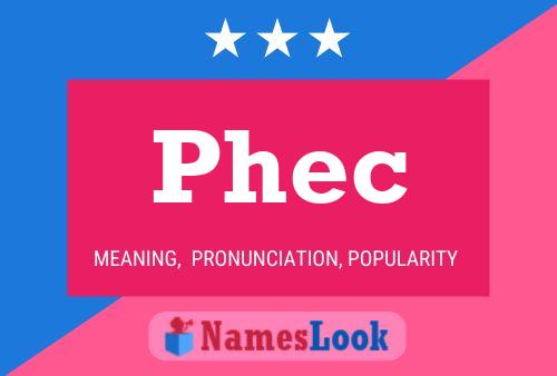 Phec Name Poster