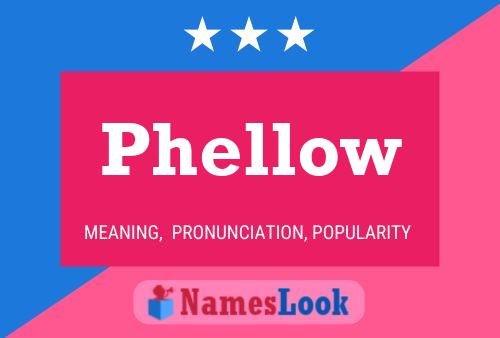 Phellow Name Poster