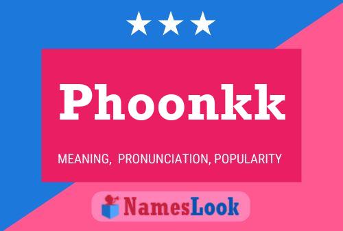 Phoonkk Name Poster