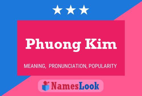 Phuong Kim Name Poster