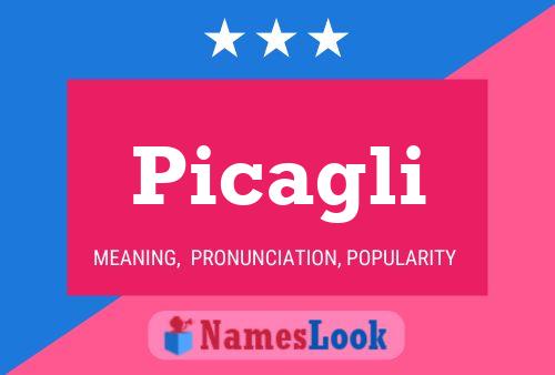 Picagli Name Poster