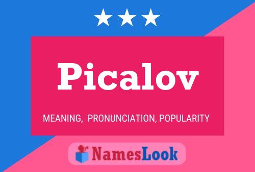 Picalov Name Poster