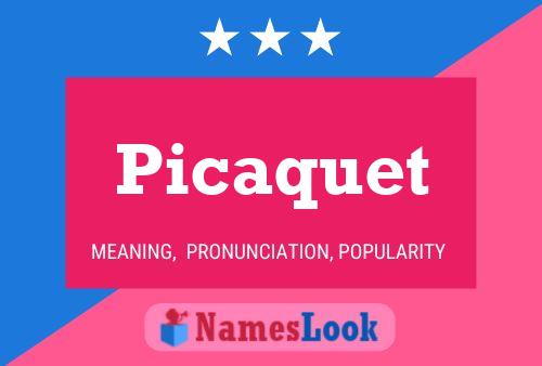 Picaquet Name Poster