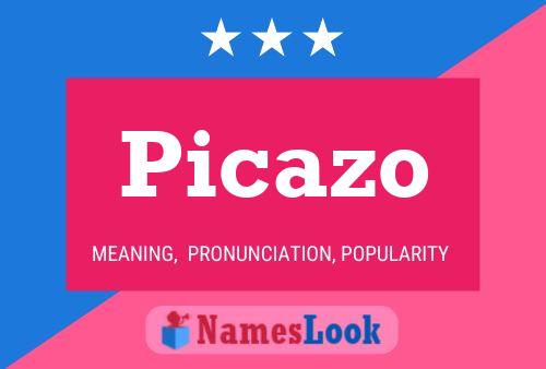 Picazo Name Poster