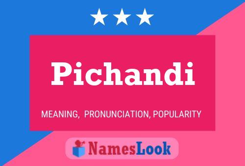 Pichandi Name Poster