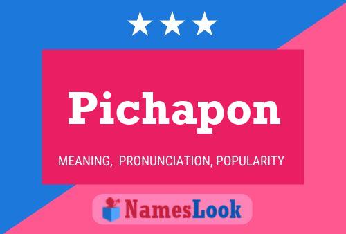 Pichapon Name Poster