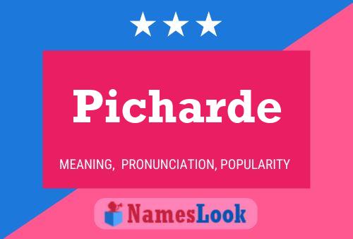 Picharde Name Poster