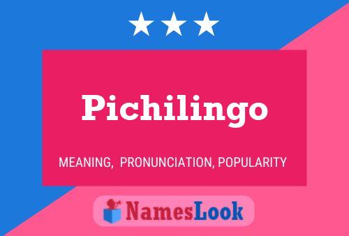 Pichilingo Name Poster