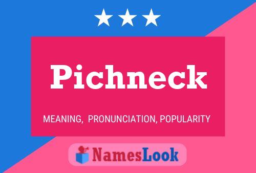 Pichneck Name Poster