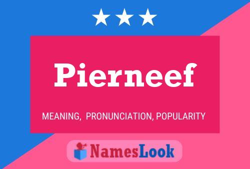 Pierneef Name Poster