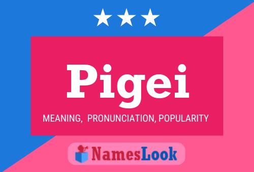 Pigei Name Poster