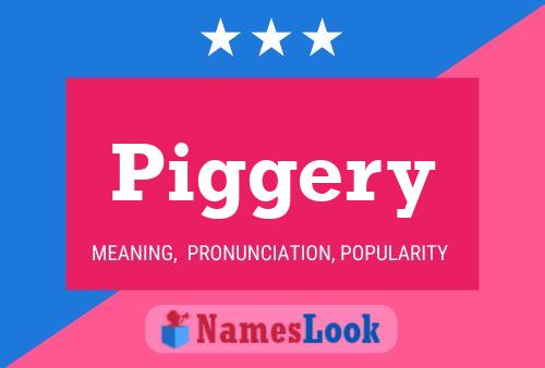 Piggery Name Poster