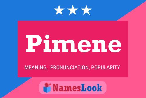 Pimene Name Poster