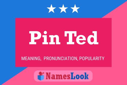 Pin Ted Name Poster