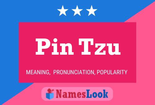 Pin Tzu Name Poster