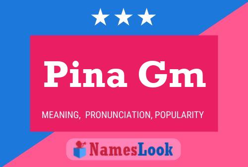 Pina Gm Name Poster