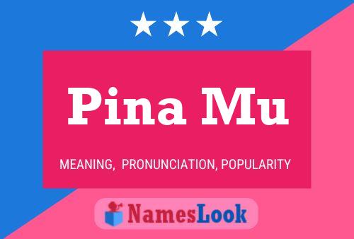 Pina Mu Name Poster