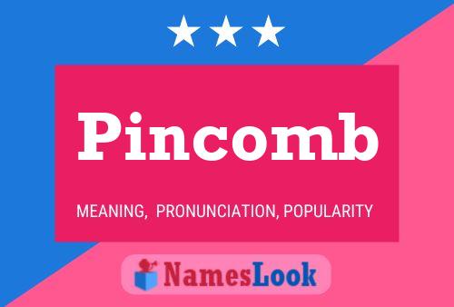 Pincomb Name Poster