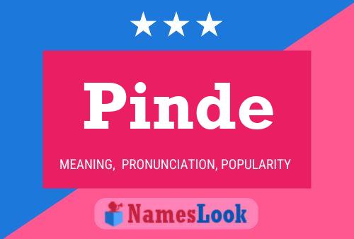 Pinde Name Poster