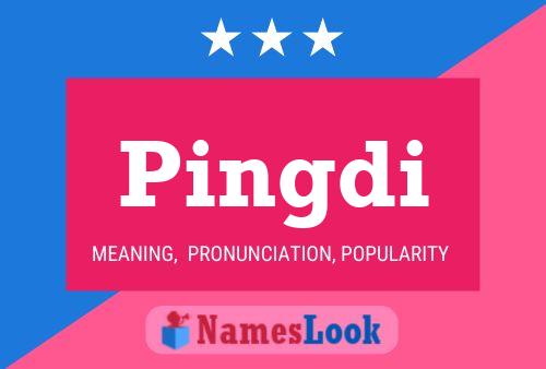 Pingdi Name Poster