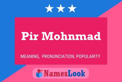 Pir Mohnmad Name Poster