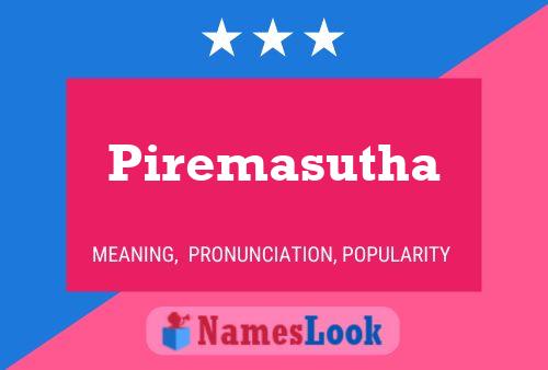 Piremasutha Name Poster