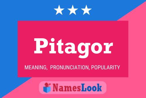 Pitagor Name Poster