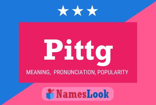 Pittg Name Poster