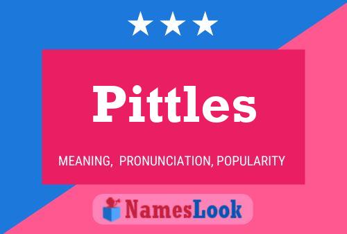 Pittles Name Poster