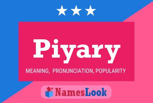 Piyary Name Poster