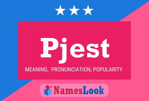 Pjest Name Poster