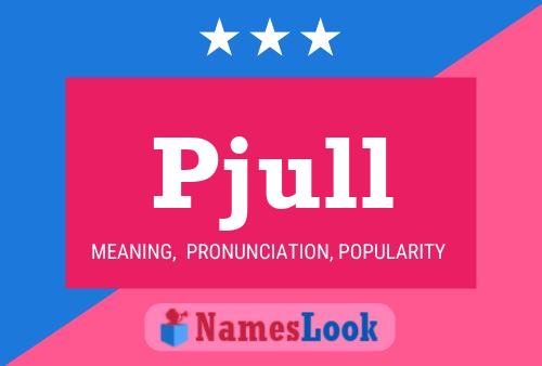 Pjull Name Poster