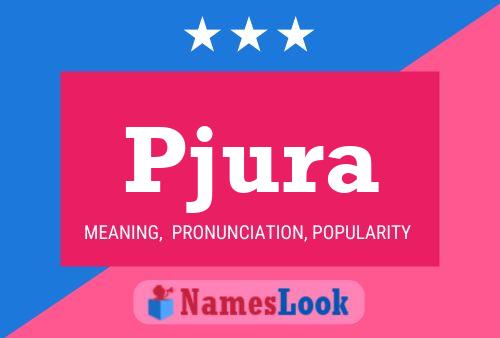 Pjura Name Poster