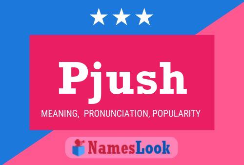 Pjush Name Poster