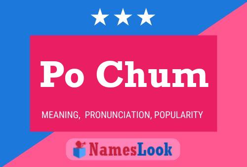 Po Chum Name Poster