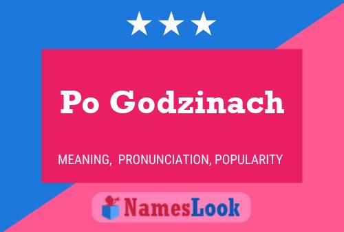 Po Godzinach Name Poster