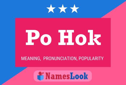 Po Hok Name Poster