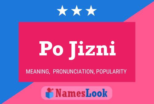 Po Jizni Name Poster