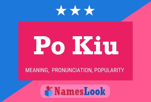 Po Kiu Name Poster