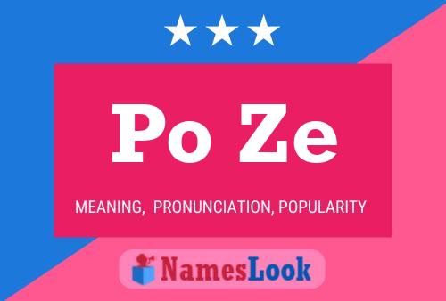 Po Ze Name Poster