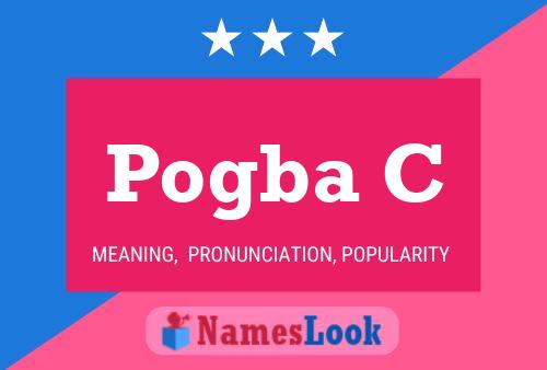 Pogba C Name Poster