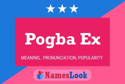 Pogba Ex Name Poster